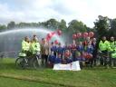 Click to view: We Want It Now. Police, Fire Brigade, Councillors and children call out for a cycle bridge across the Tay © ByCycle.JPG
